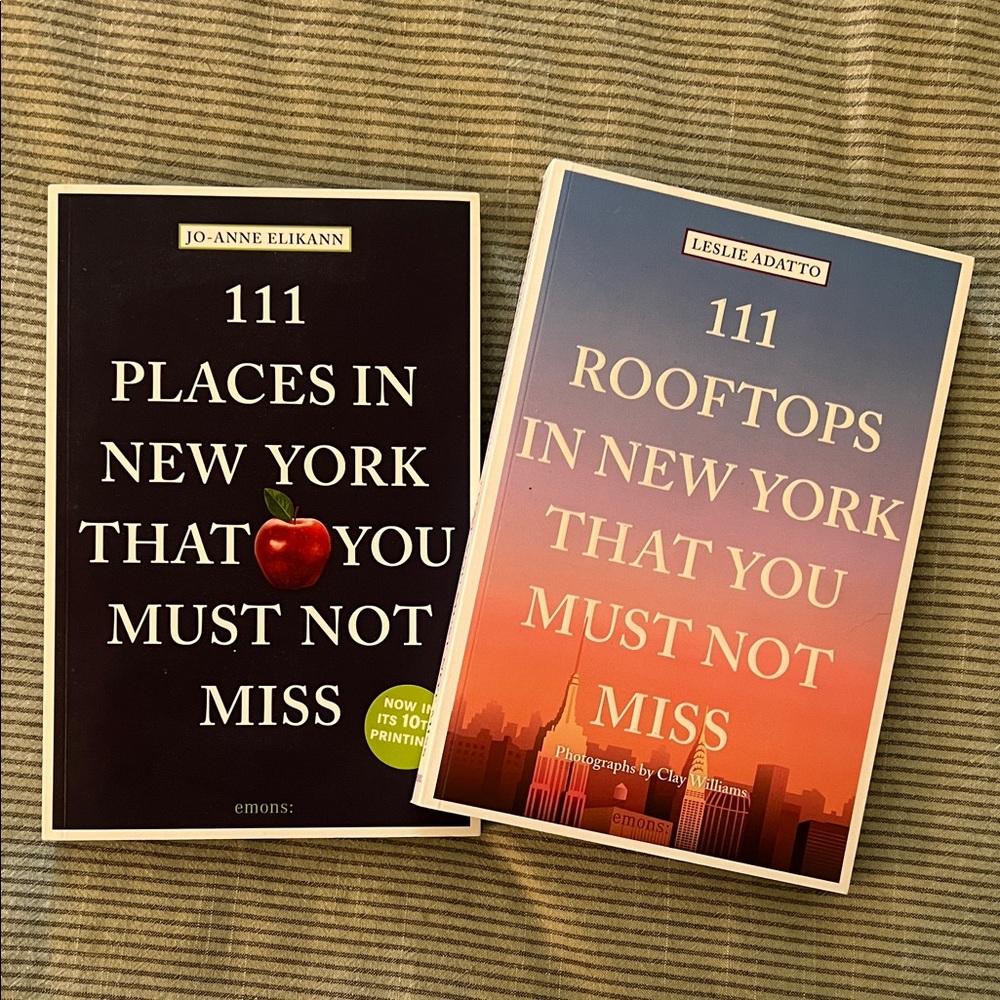 Set of NYC-Themed Coffee Table Books